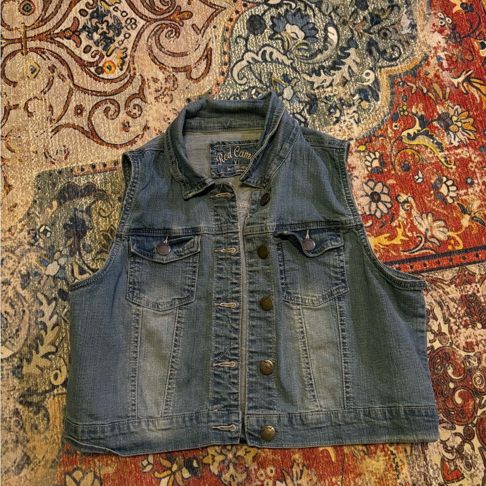 Blue Denim Vest